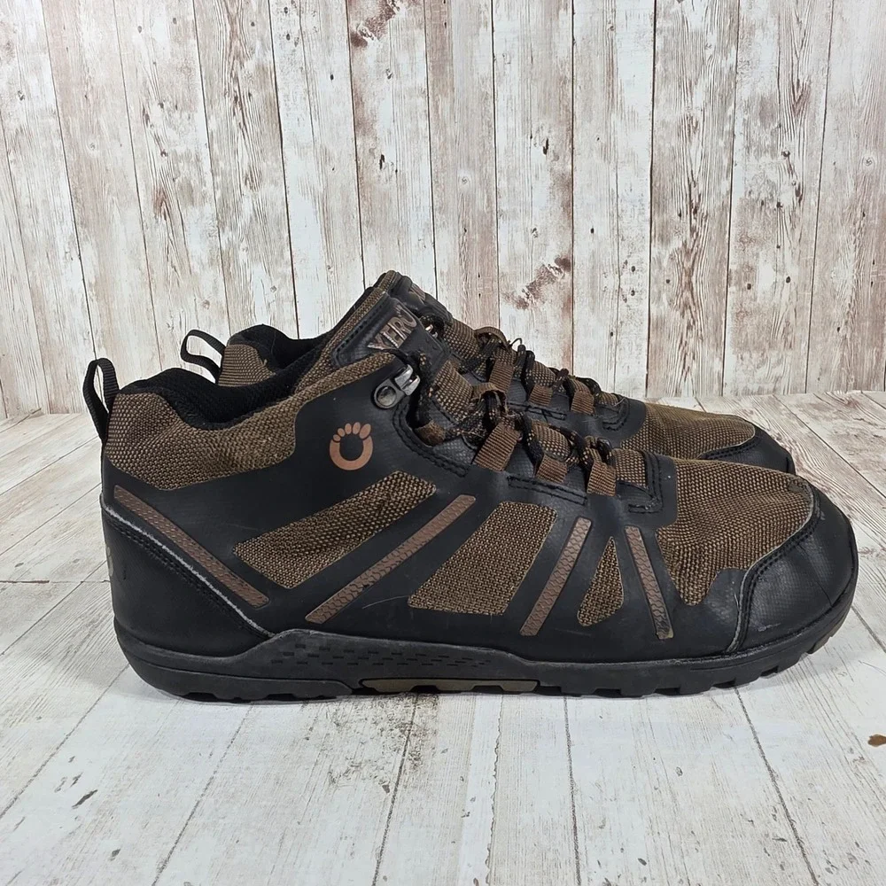 Xero Shoes Mens Daylite Hiker Fusion Minimalist Barefoot Boots Brown Black 11